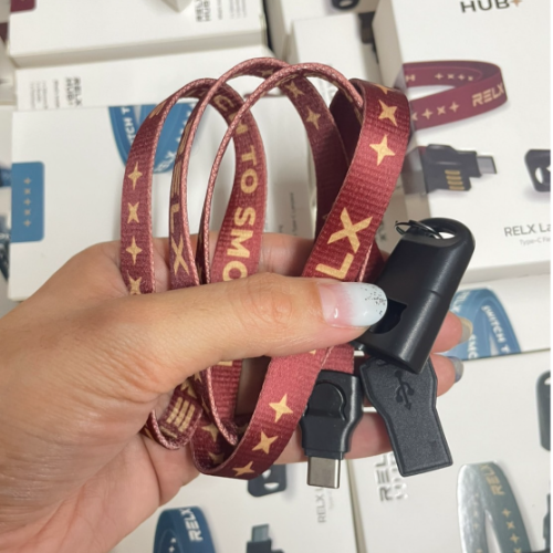 สายคล้องคอRELX ชาร์จแบตได้ (สีแดง)