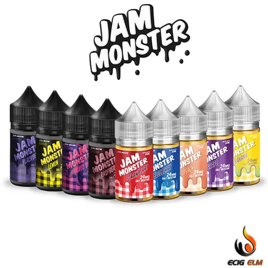 ส่วนผสมของน้ำยาJam Monster Salt Nic